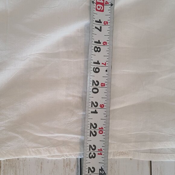 Apricot Broderie Pleat Lace Grandad Collar Oversized Blouse NEW S Cottage - Picture 7 of 9